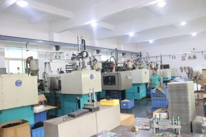 an injection molding shop