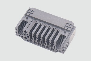 plastic connector by low-cost plastic injection molding