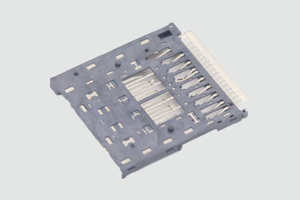 connector made by multi cavity injection molding