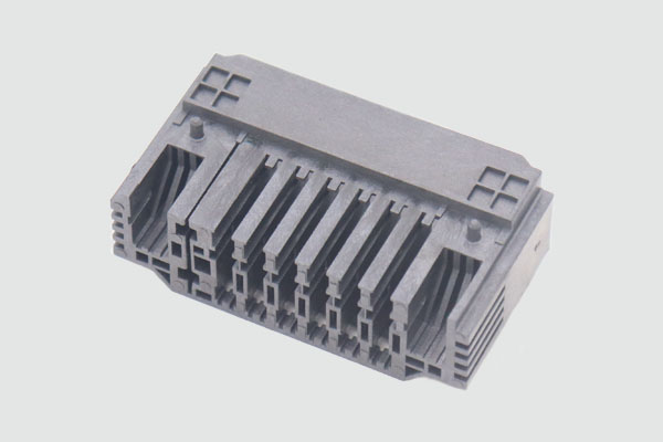 small plastic connector made by PTMS
