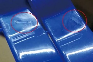 gas bubbles of plastic injection molded parts